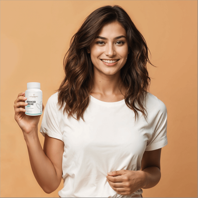 Customer holding an AIC supplement