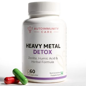 Autoimmunity Care Heavy Metal Detox Capsules | Liver cleanse & Detox Supplement for men & women | Zeolite Clay