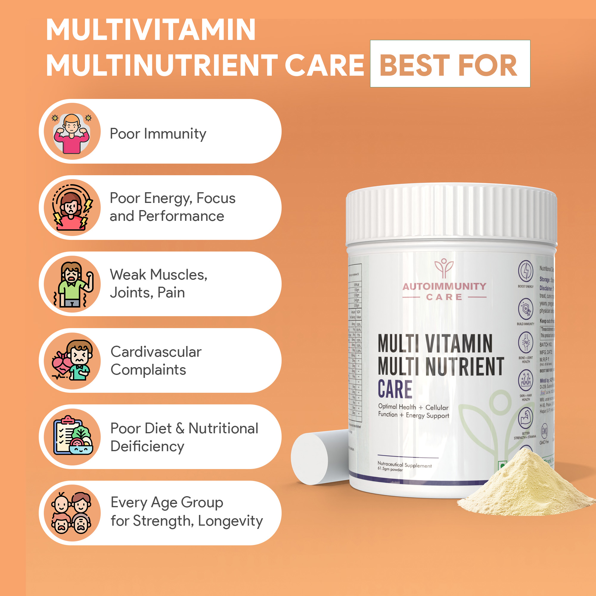 Autoimmunity Care Multi Vitamin Multi Nutrient Care