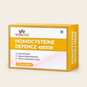 VitaOne Homocysteine Defence bioactive B-complex – active B6, folate, B12 and TMG methylation support