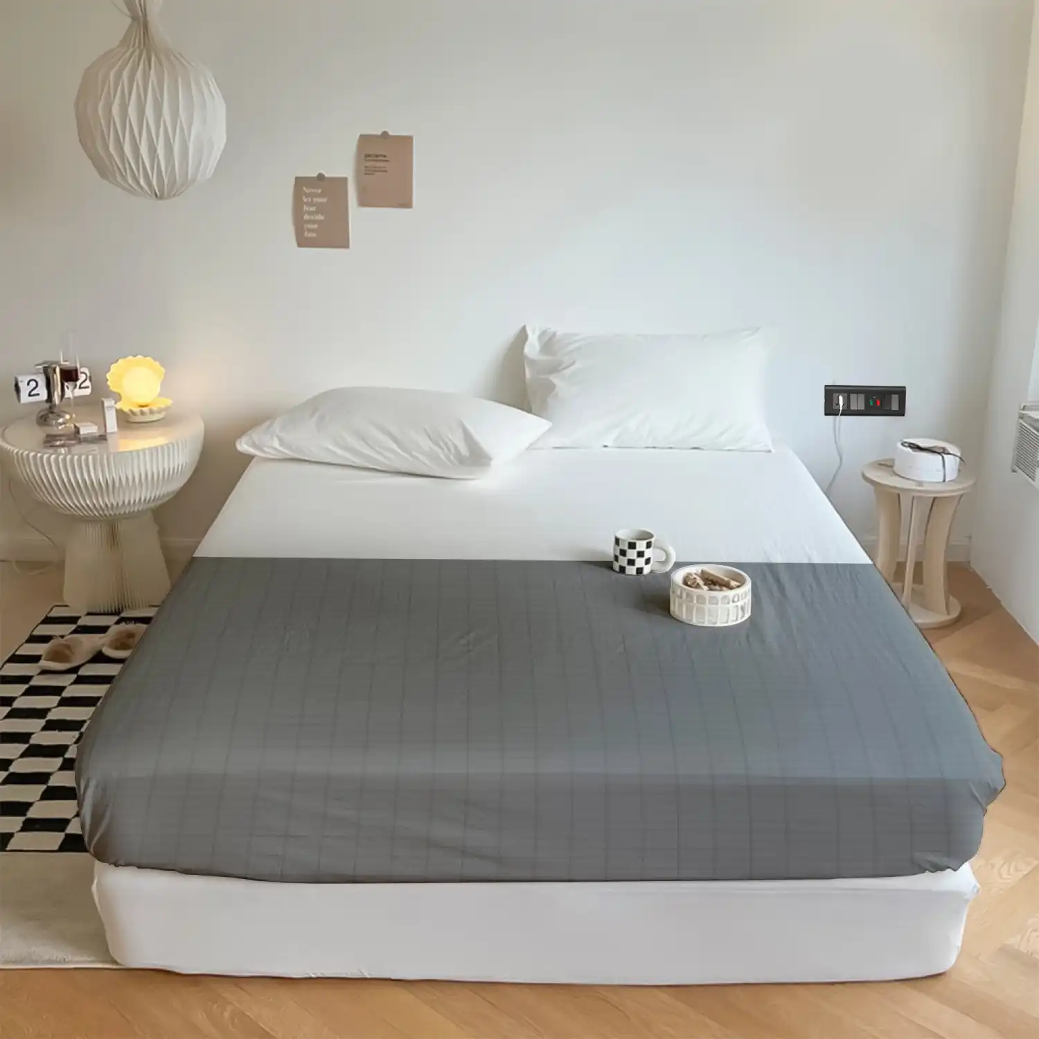 TerreNue’s Grounding Single Bedsheet (Grey)